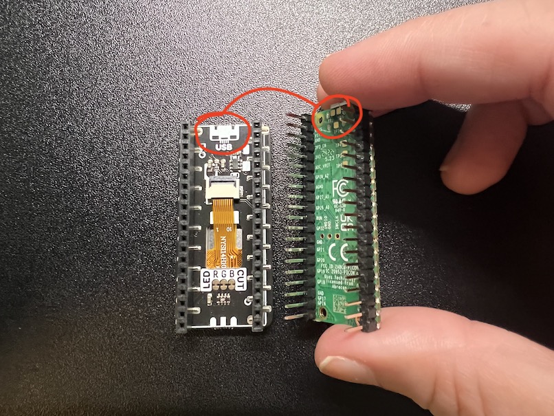 Assemble Display and Pico